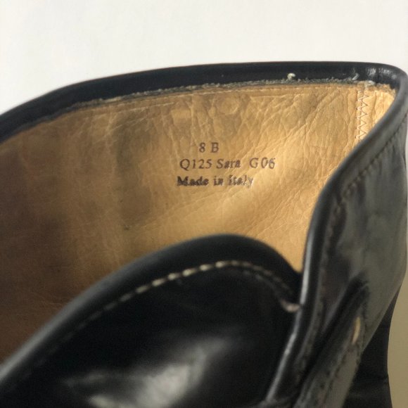 Black Coach Tall Leather Boot With Block Heel - Picture 3 of 9